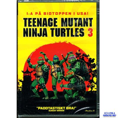 TEENAGE MUTANT NINJA TURTLES 3 DVD