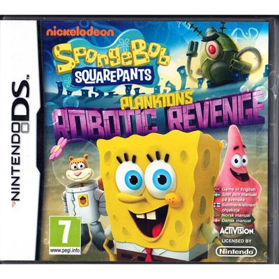 SPONGEBOB SQUAREPANTS PLANKTONS ROBOTIC REVENGE DS