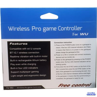 WIRELESS PRO GAME CONTROLLER FOR WII U