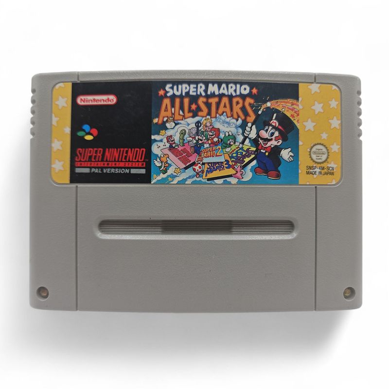 SUPER MARIO ALL-STARS SNES SCN NYTT BATTERI