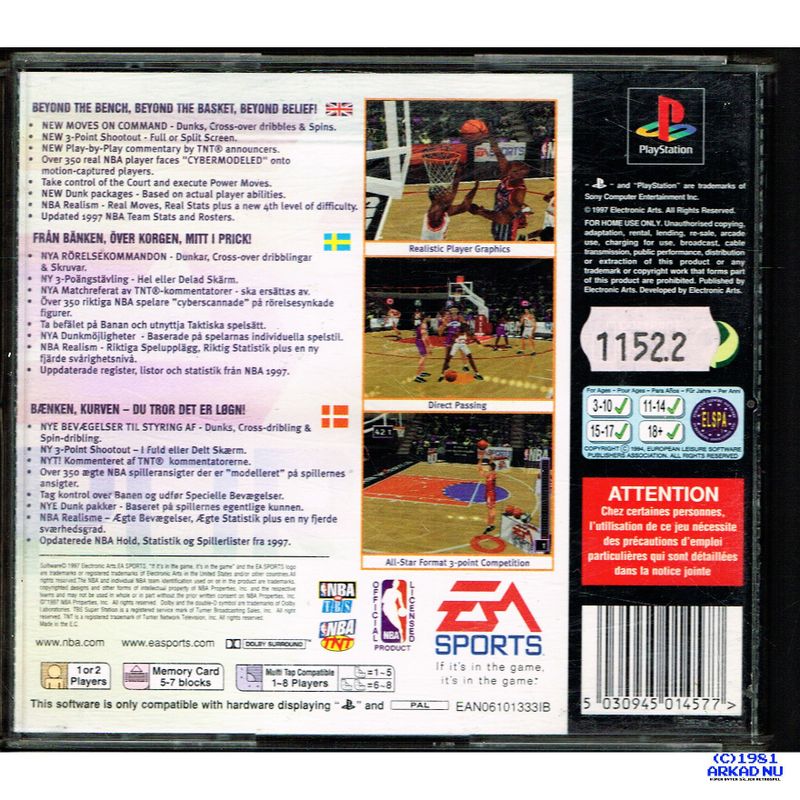 NBA LIVE 98 PS1