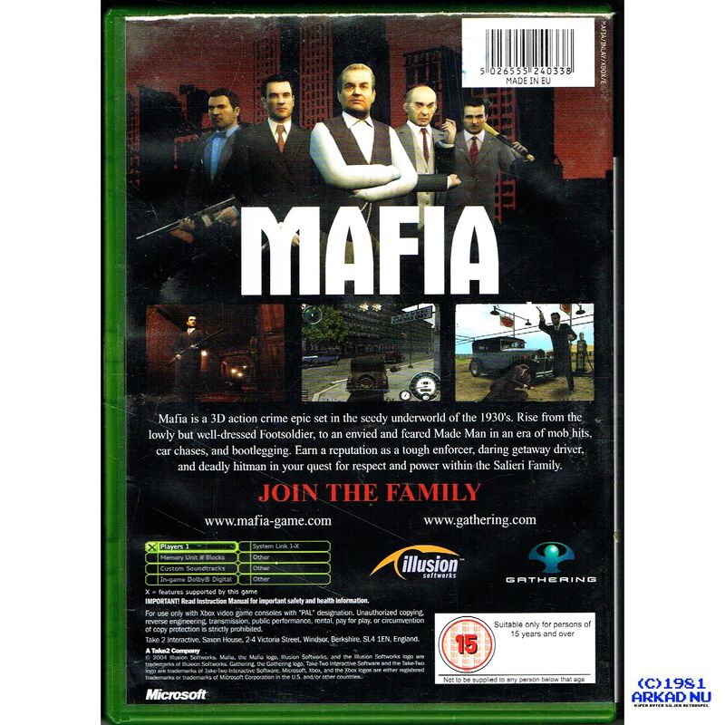 MAFIA XBOX