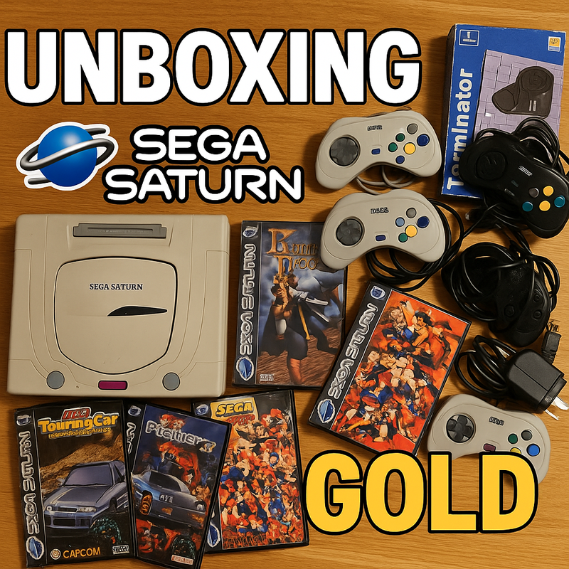 🎮 SEGA SATURN JAPAN UNBOXING – Panzer Dragoon, Guardian Heroes, Resident Evil & More! 🔥