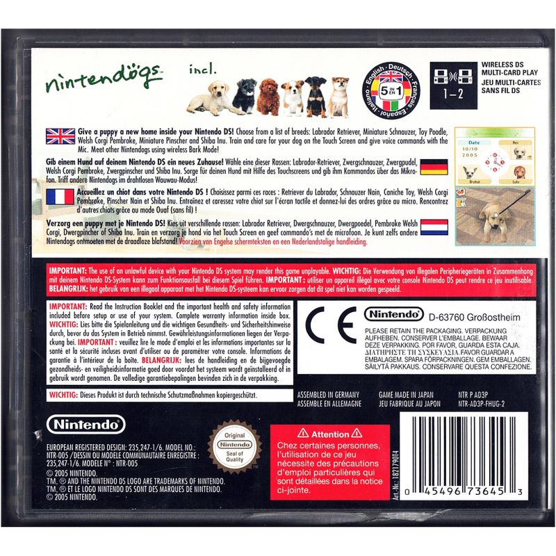 NINTENDOGS LABRADOR & FRIENDS DS