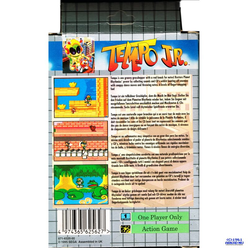 TEMPO JR GAMEGEAR
