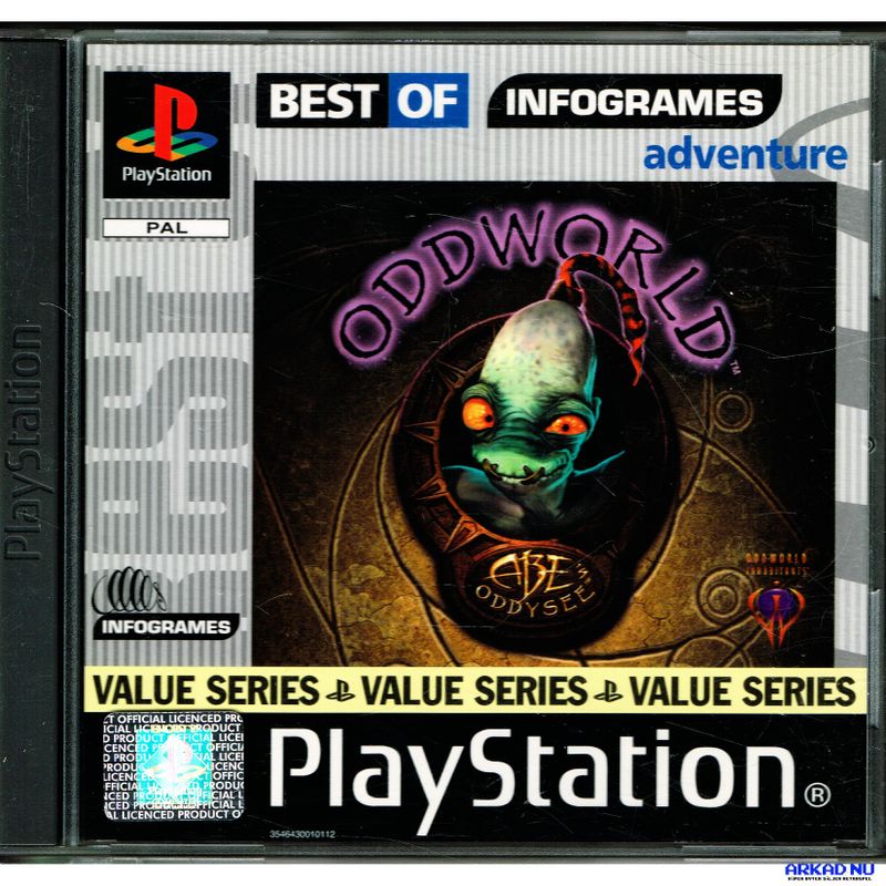 ODDWORLD ABES ODDYSEE PS1