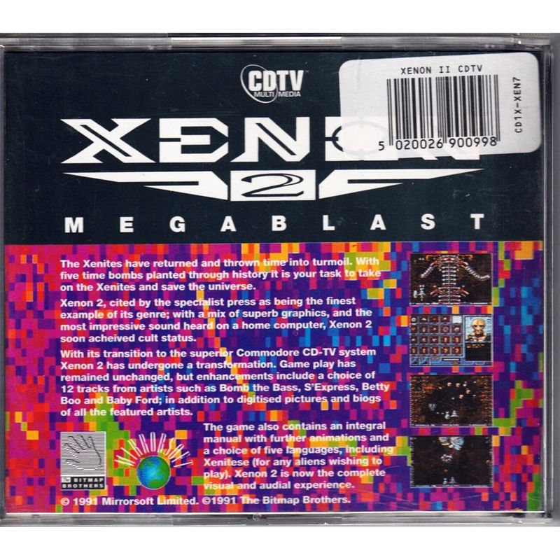 XENON 2 MEGABLAST CDTV