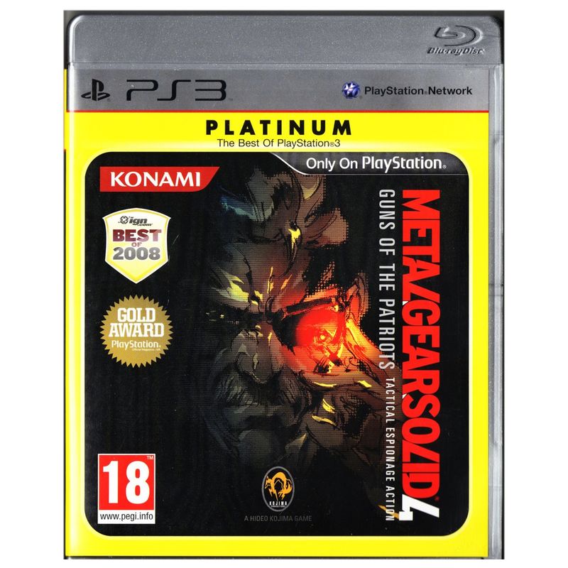 METAL GEAR SOLID 4 GUNS OF THE PATRIOTS PS3