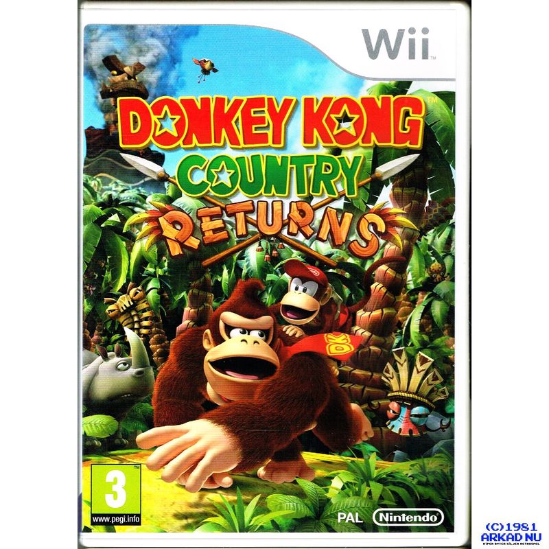 DONKEY KONG COUNTRY RETURNS WII