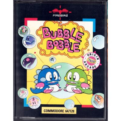 BUBBLE BOBBLE C64 KASSETT