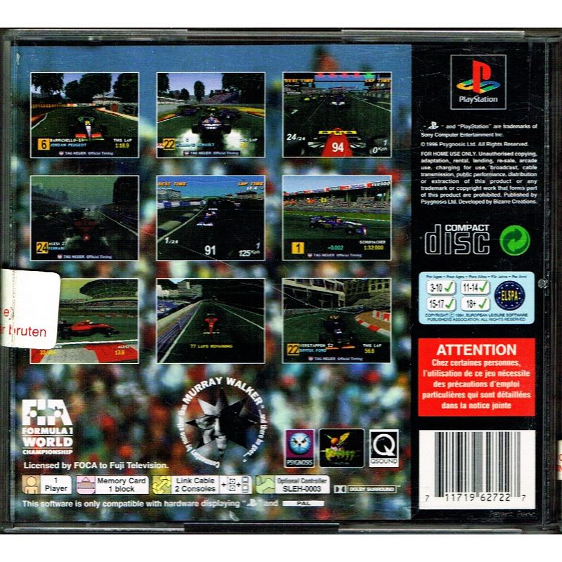 FORMULA 1 PS1