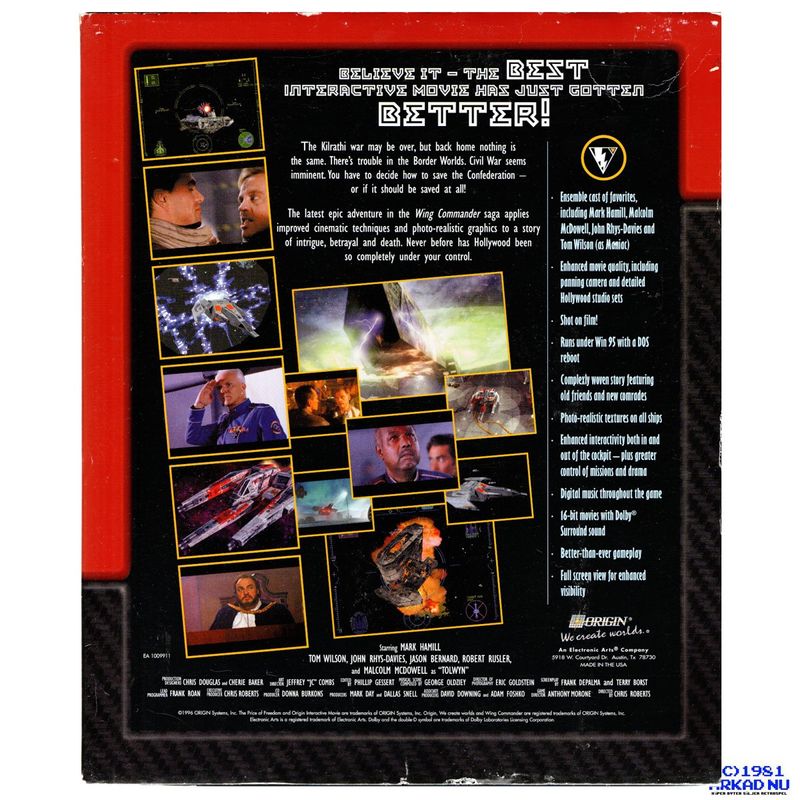 WING COMMANDER IV THE PRICE OF FREEDOM PC BIGBOX