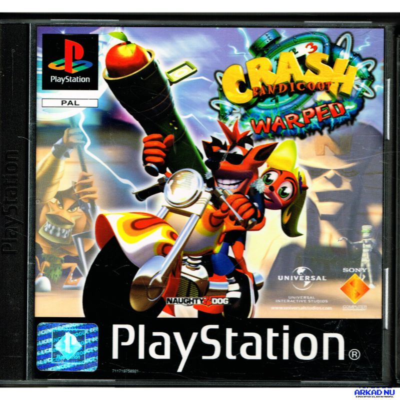 CRASH BANDICOOT 3 WARPED PS1