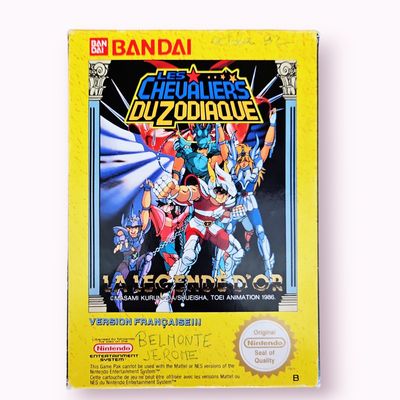 LES CHEVALIERS DU ZODIAQUE  LA LEGEND DOR SAINT SEIYA OGON DENSETSU NES