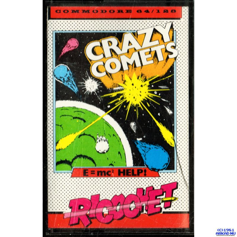 CRAZY COMETS C64 KASSETT