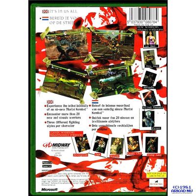 MORTAL KOMBAT DEADLY ALLIANCE XBOX