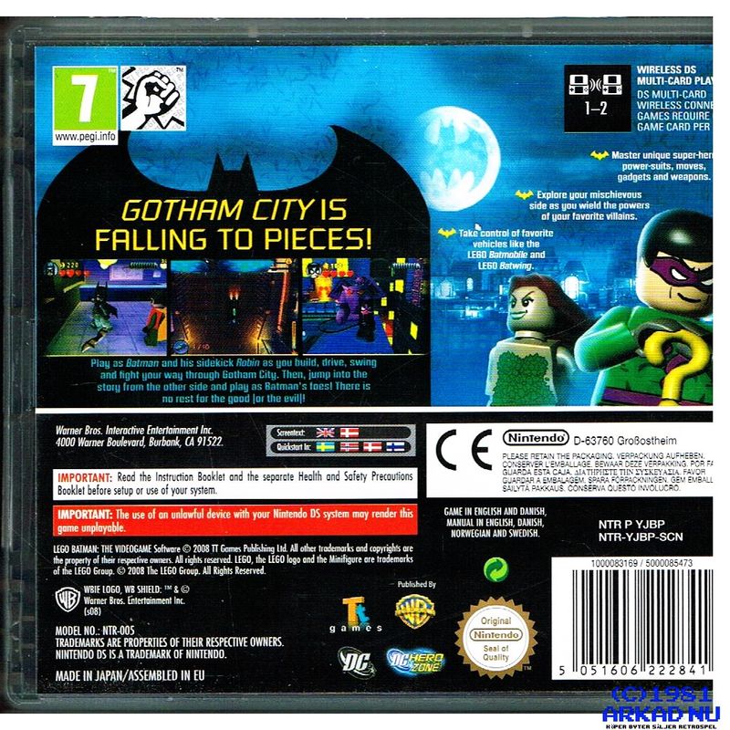 LEGO BATMAN THE VIDEOGAME DS