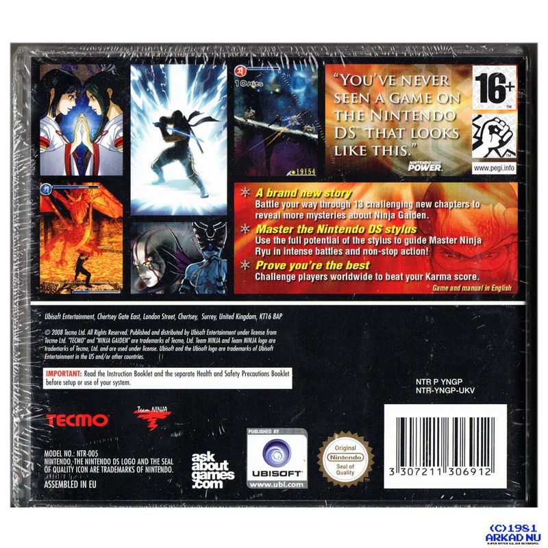 NINJA GAIDEN  DRAGON SWORD DS