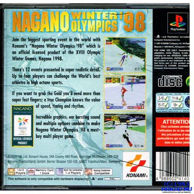 NAGANO WINTER OLYMPICS 98 PS1