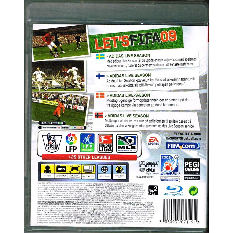 FIFA 09 PS3