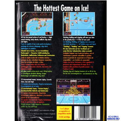 EA HOCKEY MEGADRIVE