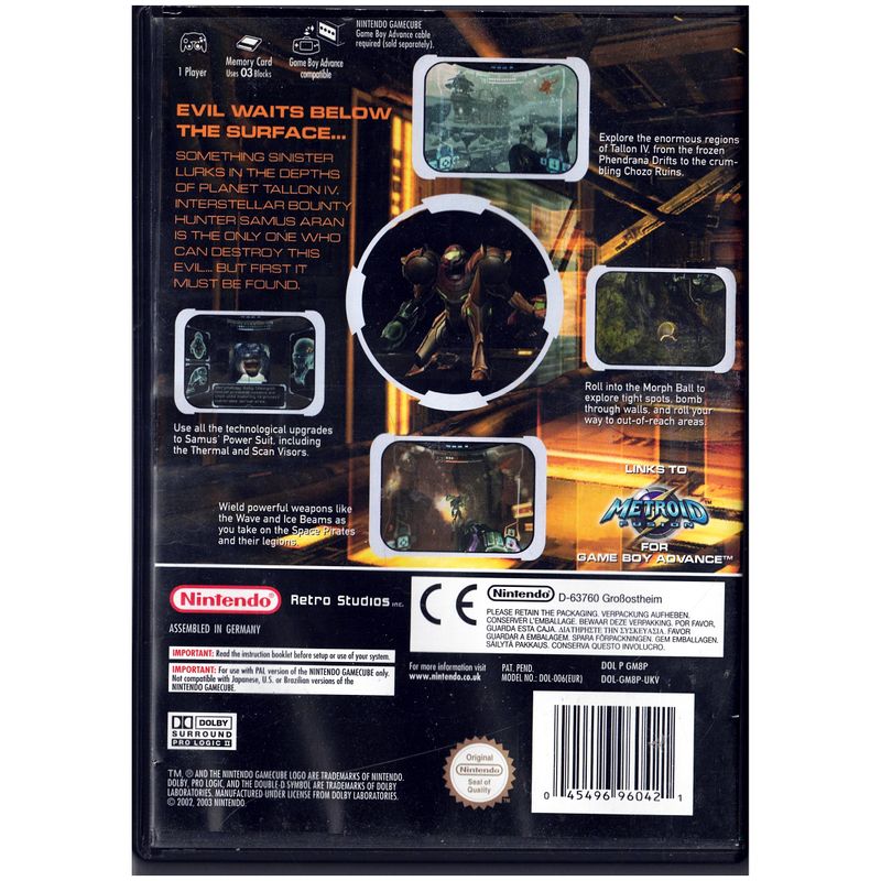 METROID PRIME GAMECUBE