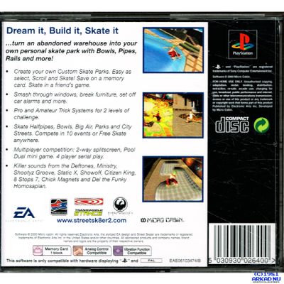 STREET SKATER 2 PS1