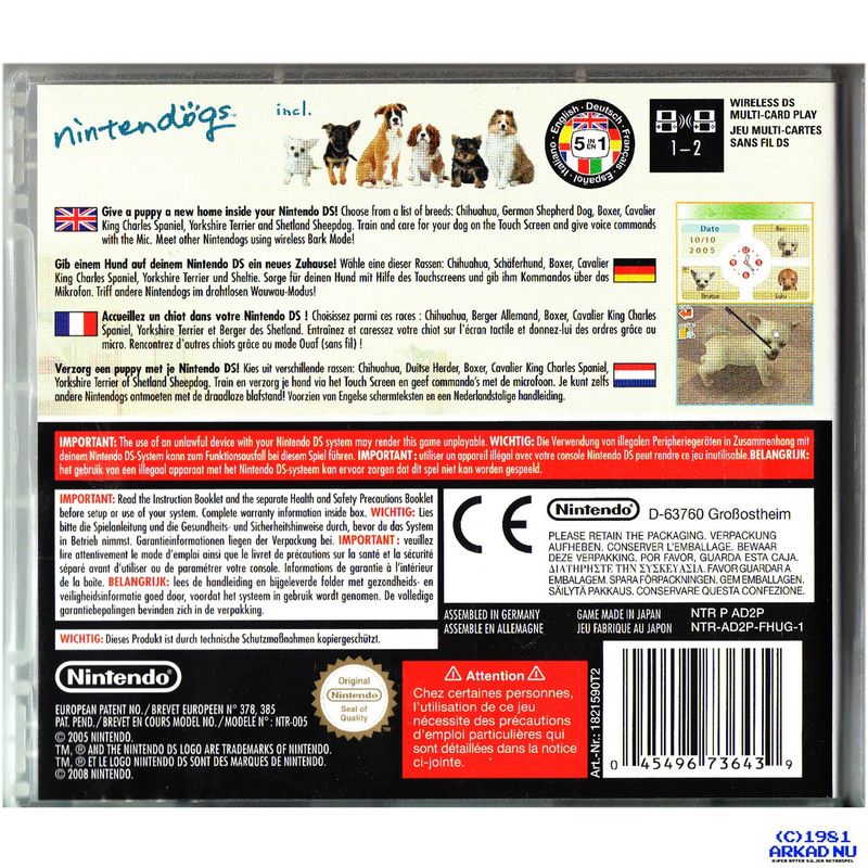 NINTENDOGS CHIHUAHUA & FRIENDS DS