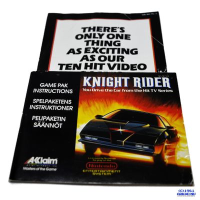 KNIGHT RIDER NES SCN