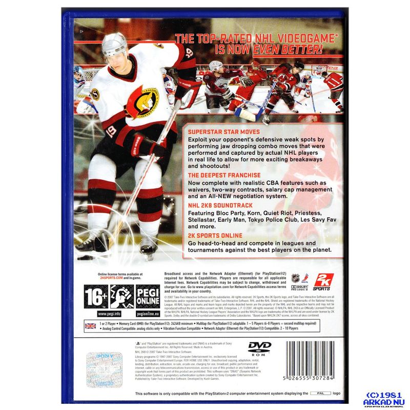 NHL 2K8 PS2