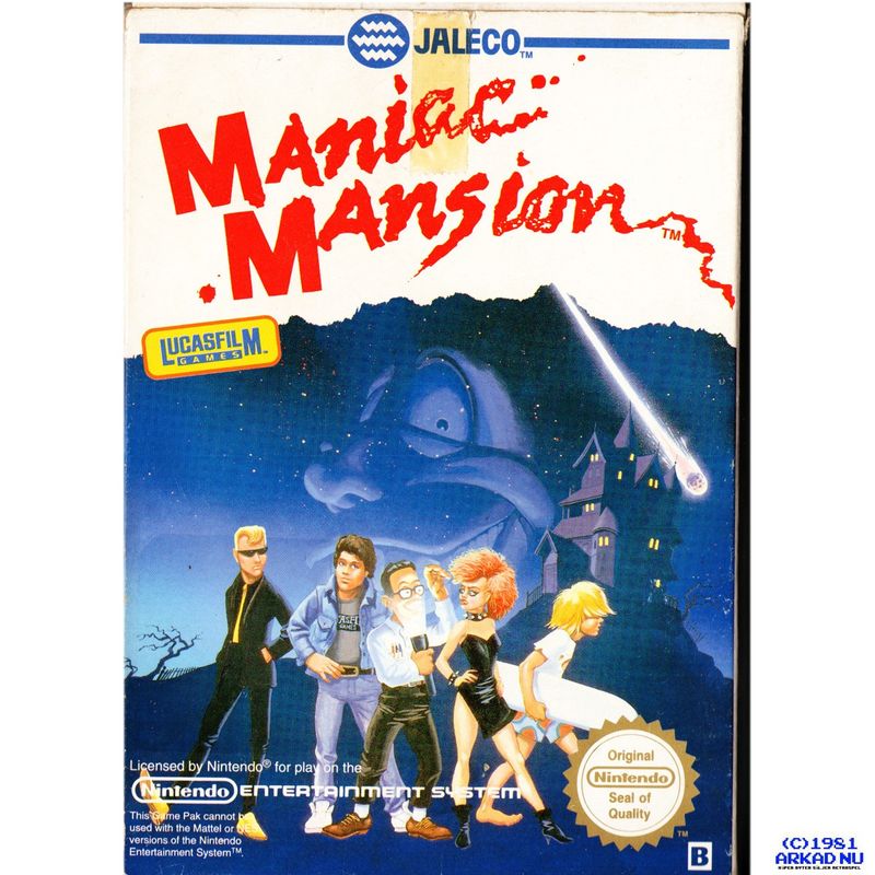 MANIAC MANSION NES SCN