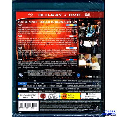 RED BLU-RAY + DVD