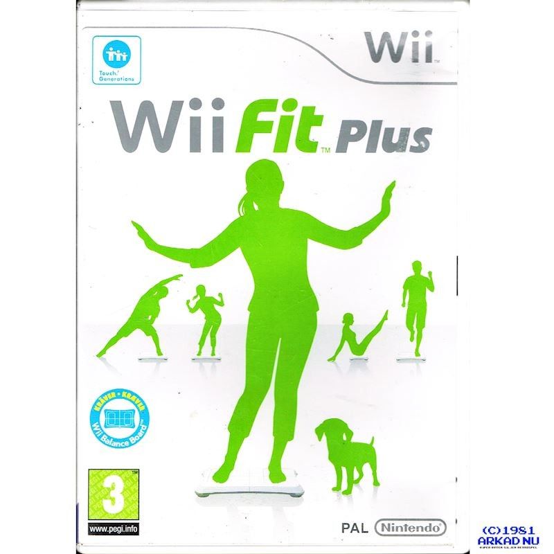 WII FIT PLUS MED BALANCE BOARD WII