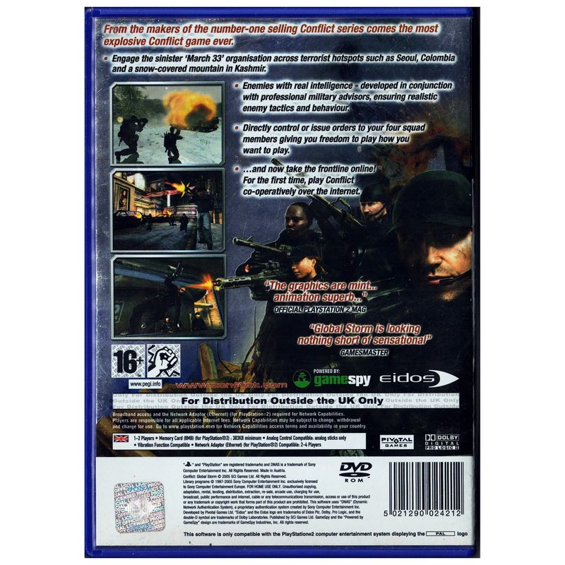 CONFLICT GLOBAL STORM PS2