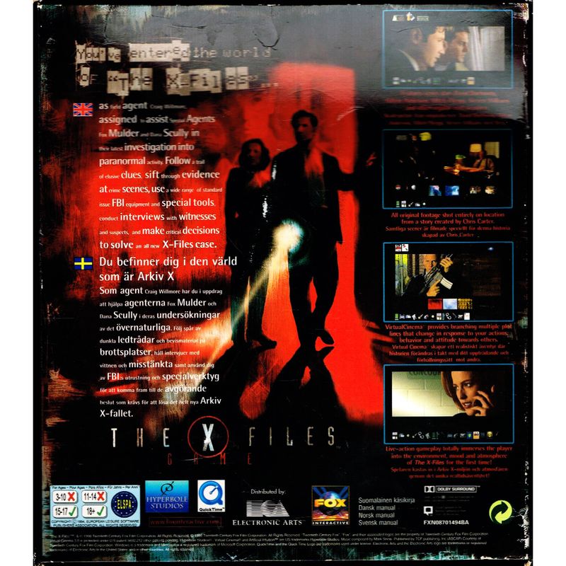 THE X FILES GAME PC / MAC