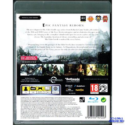 SKYRIM ELDER SCROLLS 5 PS3