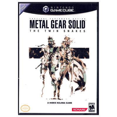 METAL GEAR SOLID THE TWIN SNAKES GAMECUBE NTSC USA OBS LÄS!