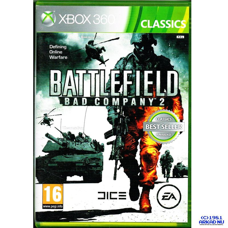 BATTLEFIELD BAD COMPANY 2 XBOX 360