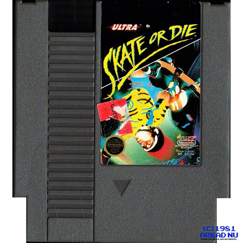 SKATE OR DIE NES REV-A