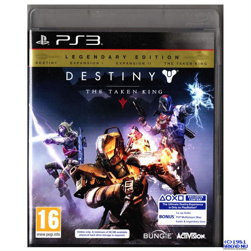 DESTINY THE TAKEN KING LEGENDARY EDITION PS3