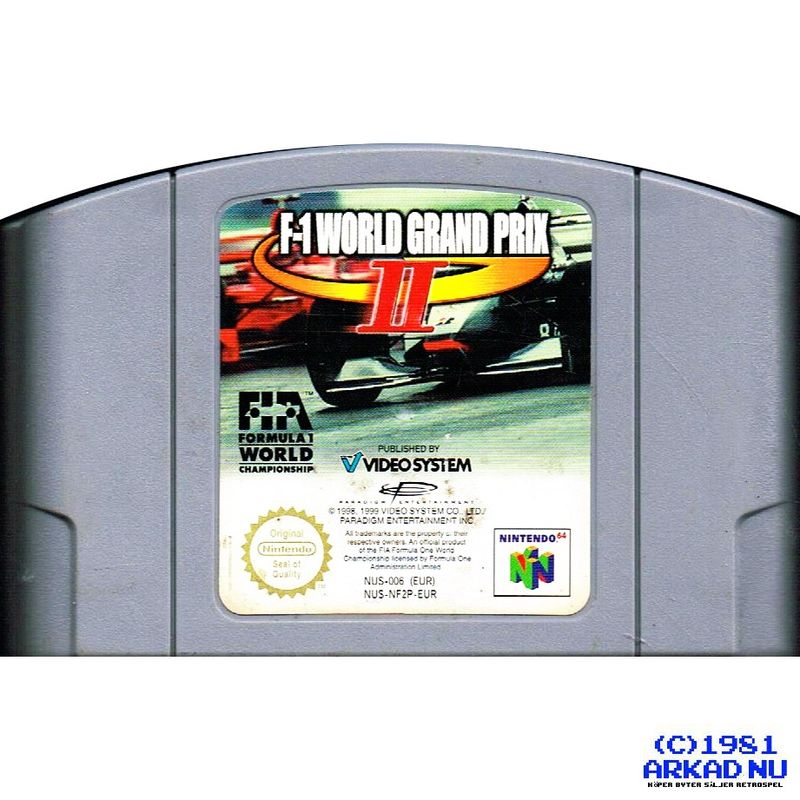 F-1 WORLD GRAND PRIX II N64