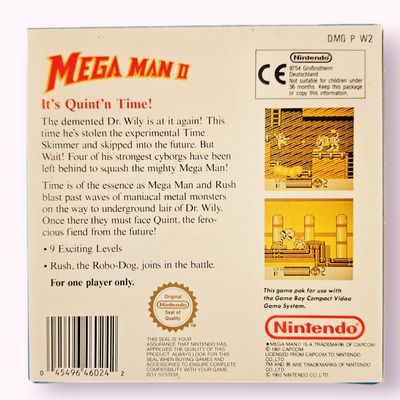 MEGA MAN 2 GAMEBOY SCN