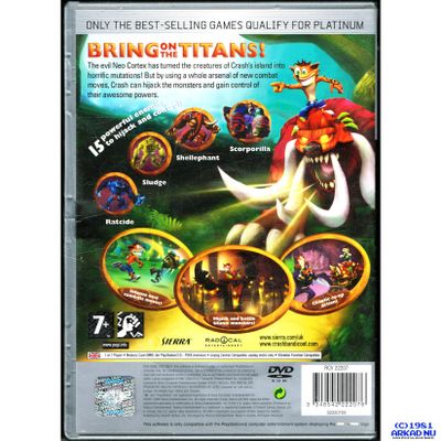 CRASH OF THE TITANS PS2