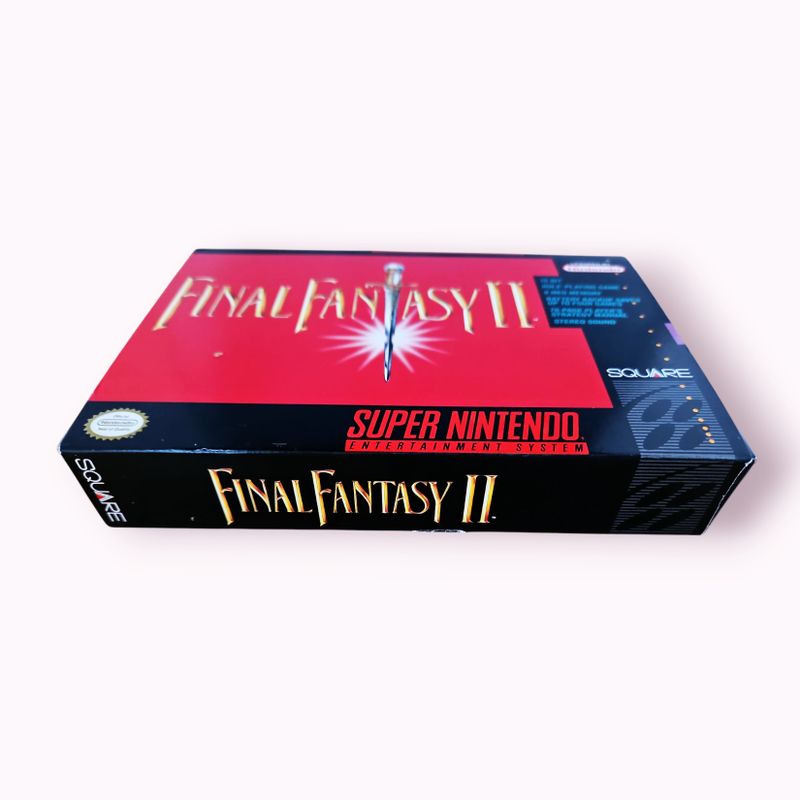 FINAL FANTASY II SNES NTSC USA MED ORIGINAL KVITTO