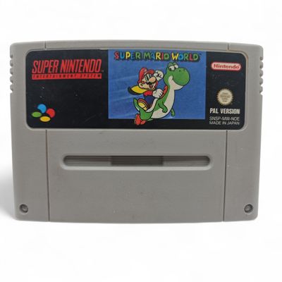 SUPER MARIO WORLD SNES NYTT BATTERI