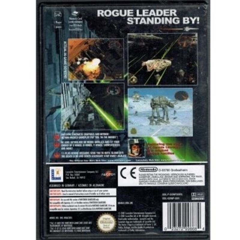 STAR WARS ROGUE SQUADRON II ROGUE LEADER GAMECUBE