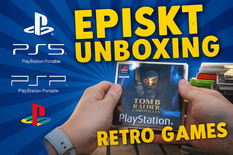 🎮 NY UNBOXING – PS5-spel, retrokonsoler & Transformers! 🕹️