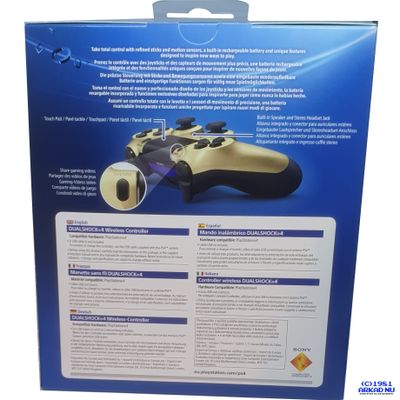 PLAYSTATION 4 DUALSHOCK 4 GOLD