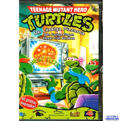 TEENAGE MUTANT HERO TURTLES DE LÄSKIGA PIZZORNA 2/7 DVD