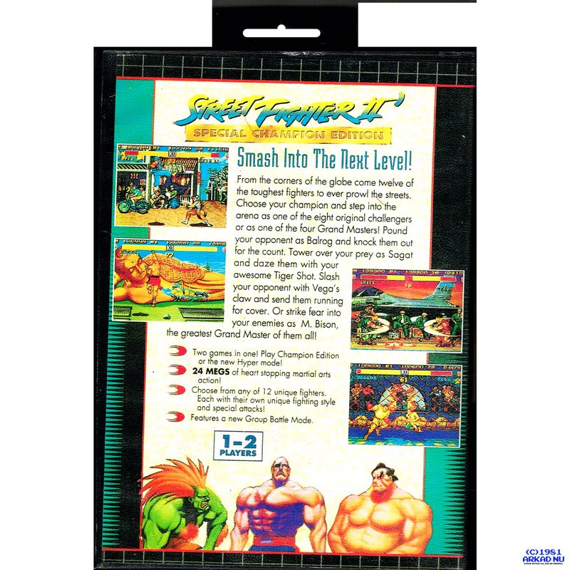 STREET FIGHTER II SPECIAL CHAMPION EDITION MEGADRIVE BOOTLEG